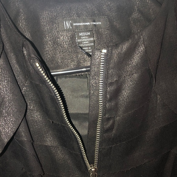 INC ruffle jacket - Picture 2 of 3